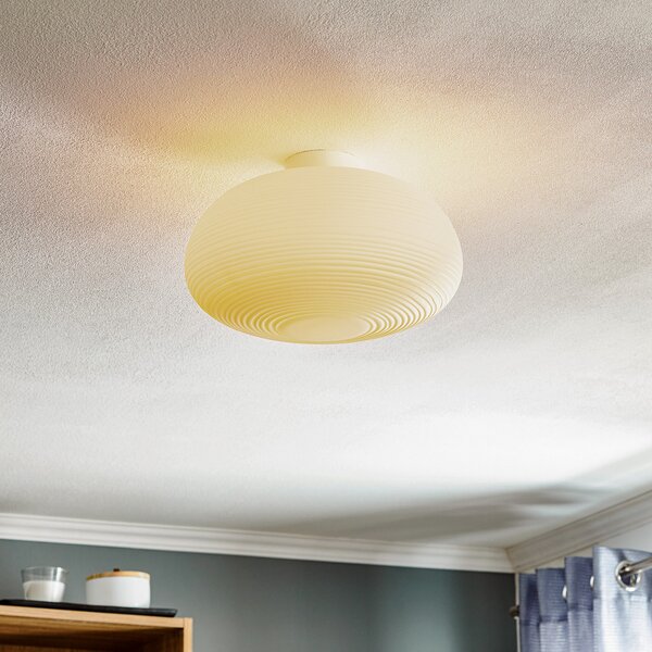 Mennyezeti Lámpa Foscarini, Rituals 2, dimmable, Fehér, Nappali, Üveg, Dizájn