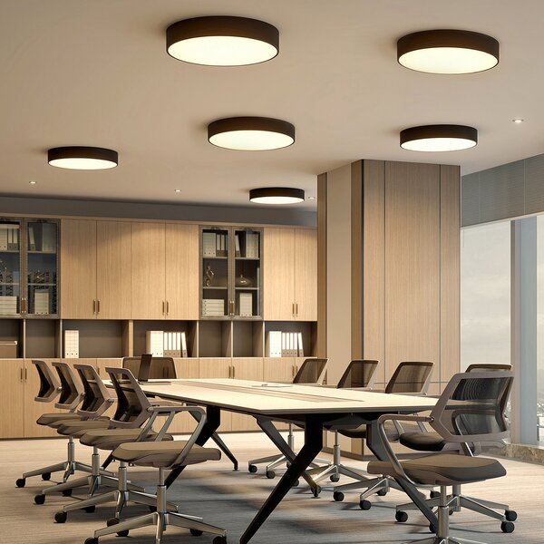 Mennyezeti Lámpa Arcchio, Noabelle, dimmable, Fekete, Konyha, Fém, Modern