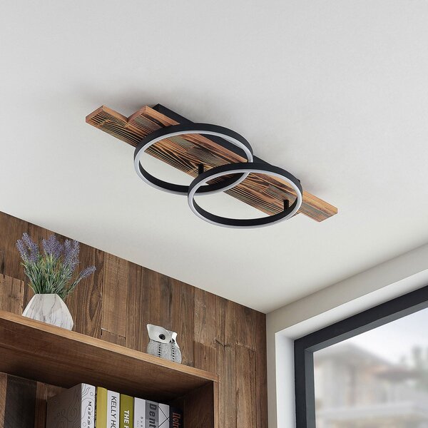 Mennyezeti Lámpa Lindby, Sentoa, dimmable, Fa, Nappali, Fa, Modern