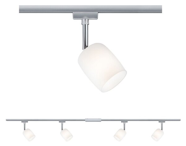 Mennyezeti Lámpa Paulmann, URail Blossom, dimmable, Fémes, Nappali, Üveg, Modern