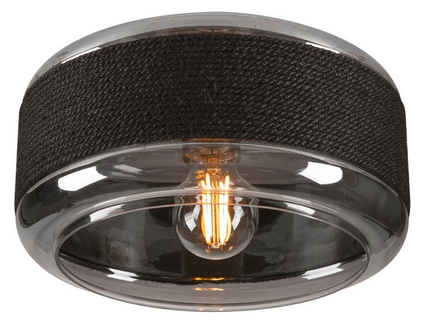 Mennyezeti Lámpa SLV, Pantilo Rope 27, dimmable, Fekete, Nappali, Üveg, Modern