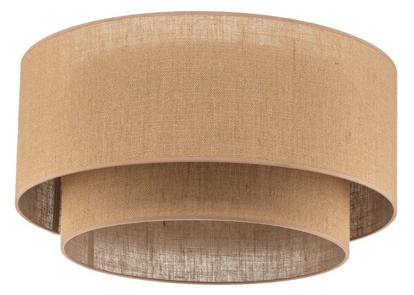 Mennyezeti Lámpa Euluna, Boho jute, dimmable, Barna / Rozsdabarna, Nappali, Szövet / Textília, Boho