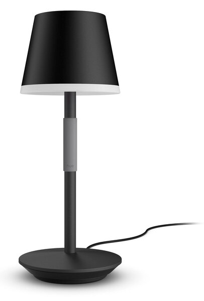 Kültéri Lámpa Philips Hue, Hue Go, dimmable, Fekete, Nappali, Fém, Modern