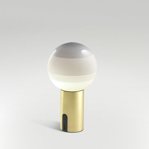 Asztali lámpa MARSET, Dipping Light, dimmable, Fehér, Nappali, Üveg, Dizájn
