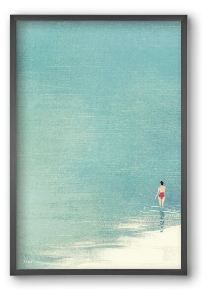 Last swim of the day - falikép keretben | artbridge