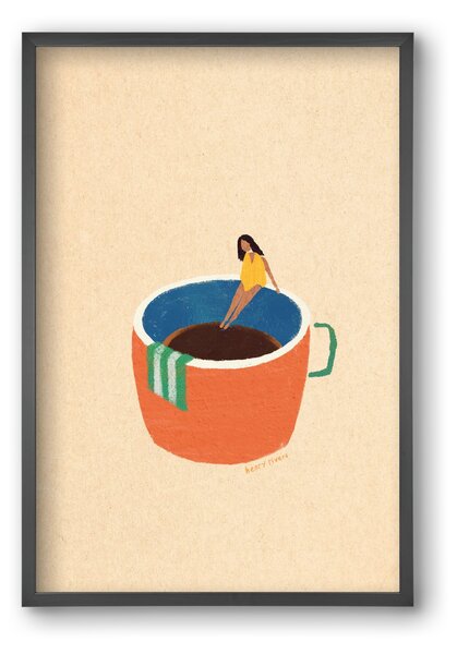 Espresso Dip - falikép keretben | artbridge