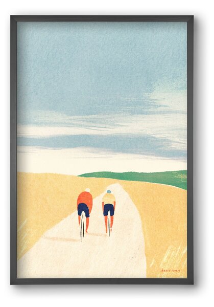 Cycle Buddies - falikép keretben | artbridge