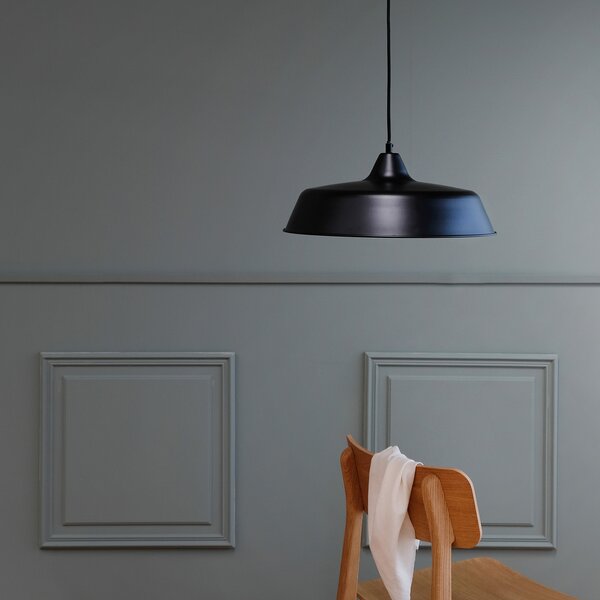 Függőlámpa Dyberg Larsen, Raw, dimmable, Fekete, Nappali, Fém, Skandináv