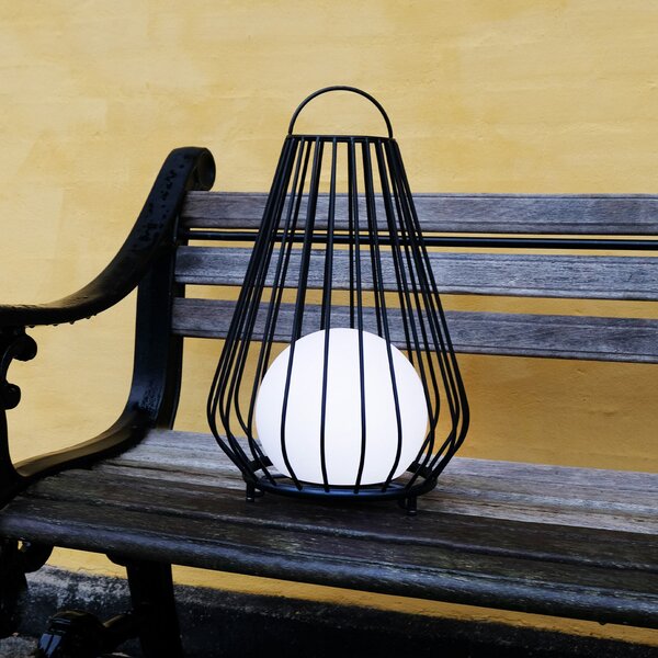 Kültéri Lámpa Dyberg Larsen, Evesham, dimmable, Fekete, Terasz, Fém, Dizájn
