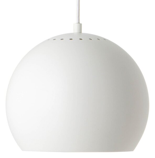 Függőlámpa FRANDSEN, Ball, dimmable, Fehér, Nappali, Fém, Dizájn