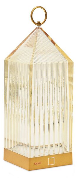 Kültéri Lámpa Kartell, Lantern, dimmable, Sárga, Erkély, Műanyag, Dizájn