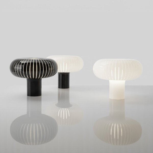 Asztali lámpa Kartell, Teresa, dimmable, Fehér, Nappali, Műanyag, Dizájn