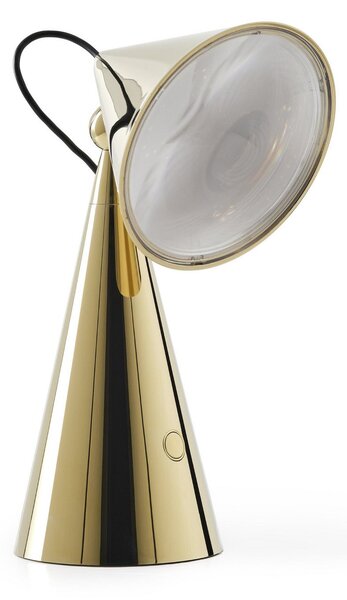 Asztali lámpa Tom Dixon, POSE, dimmable, Arany / Sárgaréz, Nappali, Műanyag, Dizájn