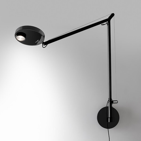 Fali Lámpa Artemide, Demetra, dimmable, Fekete, Hálószoba, Fém, Modern