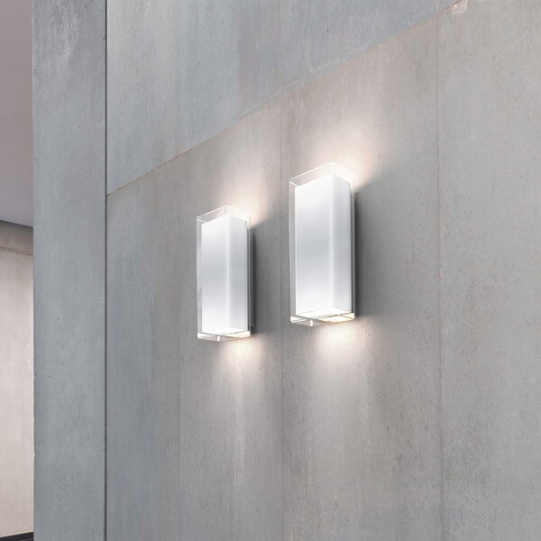 Fali Lámpa Serien Lighting, Rod Wall, dimmable, Fehér, Nappali, Üveg, Dizájn