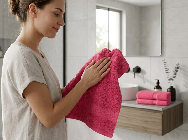 CLARYSSE ELEGANCE törölköző 60x110 cm korall, 100% pamut