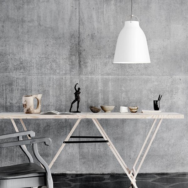 Függőlámpa FRITZ HANSEN, Caravaggio P3, dimmable, Fehér, Nappali, Fém, Dizájn