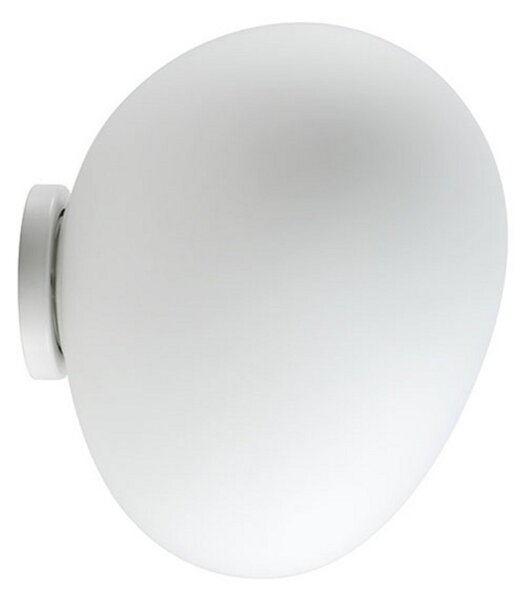 Fali Lámpa Foscarini, Gregg MIDI, dimmable, Fehér, Nappali, Üveg, Dizájn