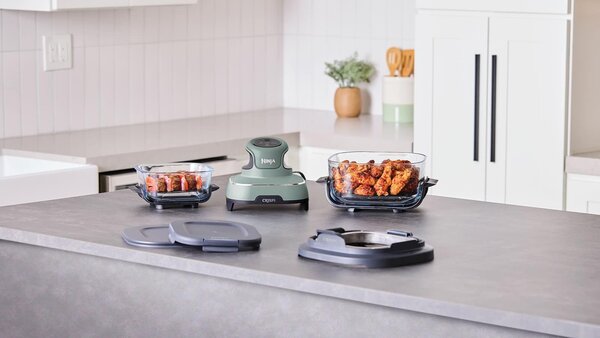 Ninja FN101EUSG Crispi 4in1 Hordozható Airfryer - Zöld