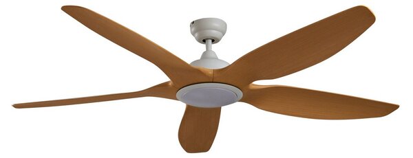 Omendo LED mennyezeti ventilátor fehér CCT DC csendes Lucande, Omendo, dimmable, Fehér, Nappali, Fém, Modern