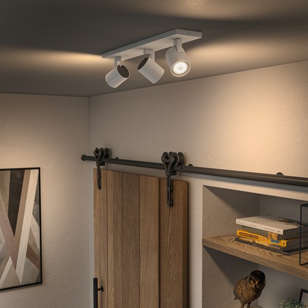 Mennyezeti Lámpa Philips Hue, Philips Hue Runner, dimmable, Fehér, Nappali, Alumínium, Modern