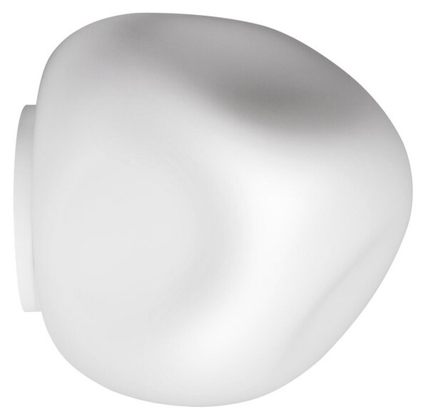 Mennyezeti Lámpa Foscarini, Hoba Media, dimmable, Fehér, Nappali, Üveg, Dizájn
