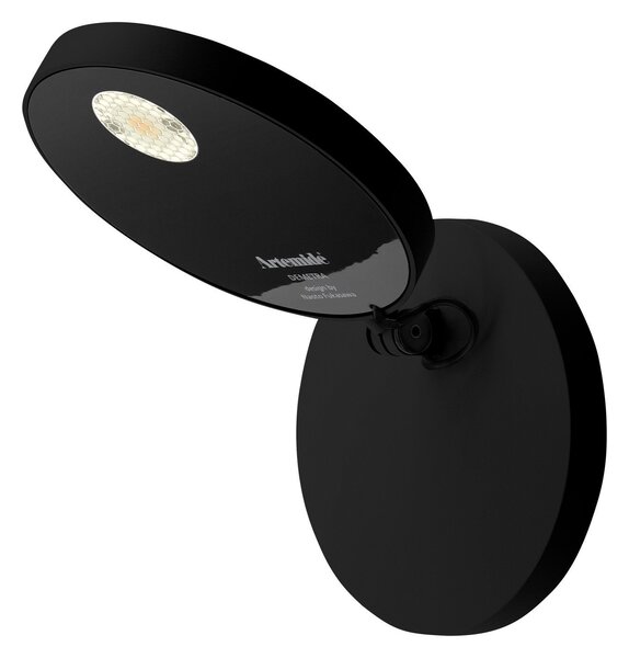 Fali Lámpa Artemide, Demetra Spotlight, dimmable, Fekete, Nappali, Fém, Dizájn