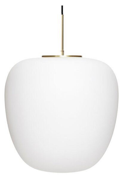 Függőlámpa Hübsch, Muse, dimmable, Fehér, Nappali, Üveg, Skandináv