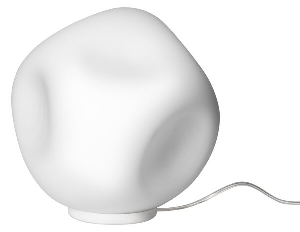 Asztali lámpa Foscarini, Hoba Media, dimmable, Fehér, Nappali, Üveg, Dizájn