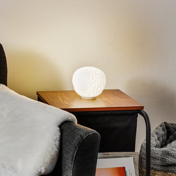 Asztali lámpa Artemide, Meteorite, Fehér, Nappali, Üveg, Dizájn