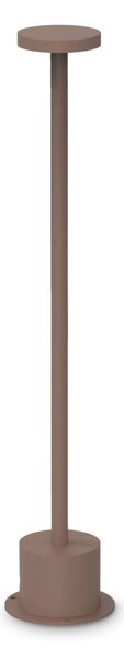 TOFFEE LED kültéri állólámpa, kávébarna, Ø8 cm, 50 cm