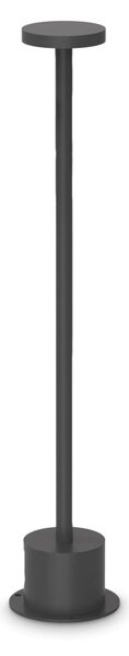 TOFFEE LED kültéri állólámpa, fekete, Ø8 cm, 50 cm
