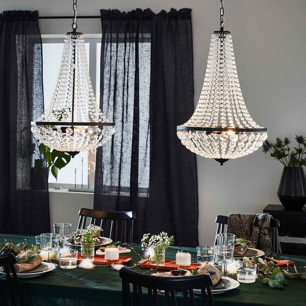 Csillárok Markslöjd, Gränsö, dimmable, Átlátszó, Nappali, Kristály