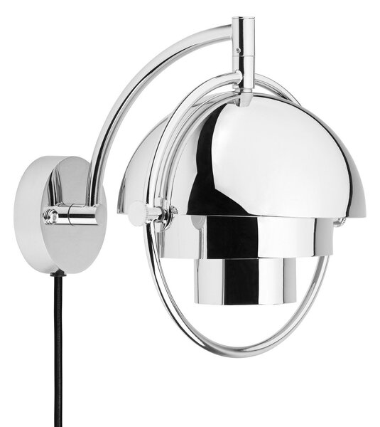Fali Lámpa GUBI, Multi-Lite, dimmable, Szürke, Nappali, Sárgaréz, Dizájn