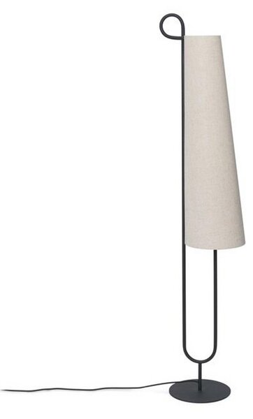 Állólámpa ferm LIVING, Ancora, Fekete, Nappali, Fém, Dizájn