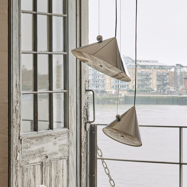 Függőlámpa Tom Dixon, Pose, dimmable, Fémes, Nappali, Fém, Dizájn