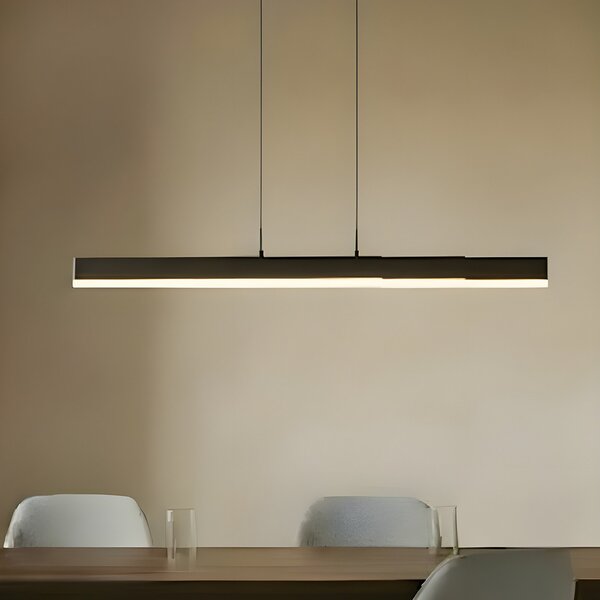 Függőlámpa Lucande, Torven, dimmable, Fekete, Nappali, Fém, Modern