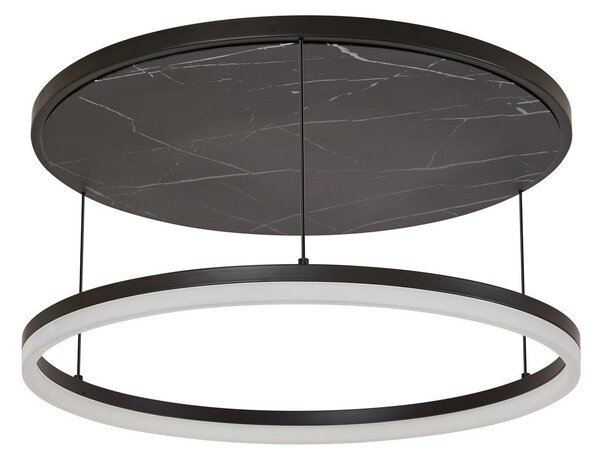 Mennyezeti Lámpa Lucande, Orven, dimmable, Fekete, Nappali, Fém, Modern