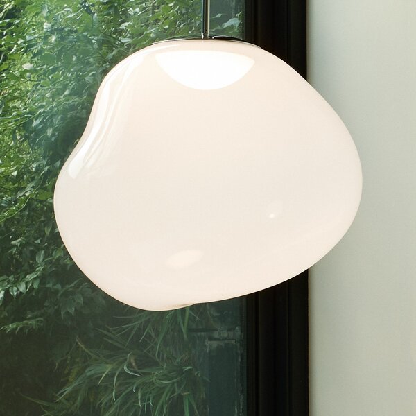 Függőlámpa Tom Dixon, Melt, dimmable, Fehér, Nappali, Műanyag, Dizájn