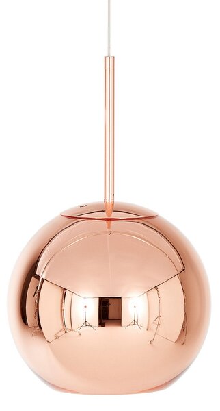 Függőlámpa Tom Dixon, Copper Round, dimmable, Réz, Nappali, Műanyag, Dizájn