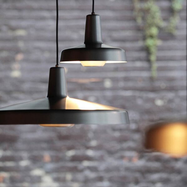 Függőlámpa GRUPA, Arigato, dimmable, Fekete, Dolgozószoba / iroda, Fém