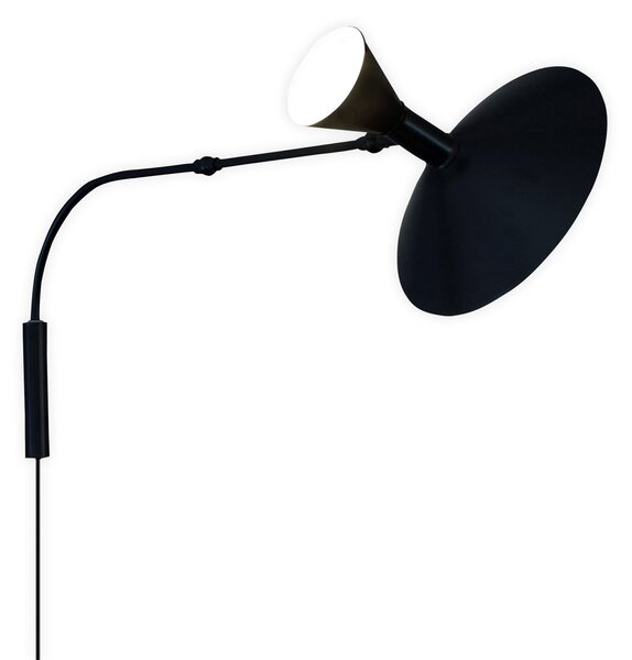 Fali Lámpa Nemo Lighting, Lampe de Marseille, Fekete, Nappali, Fém
