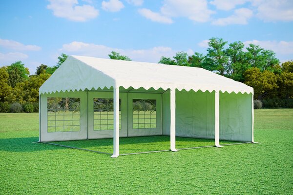 Party sátor 5x6 m PRÉMIUM - tűzálló szín fehér