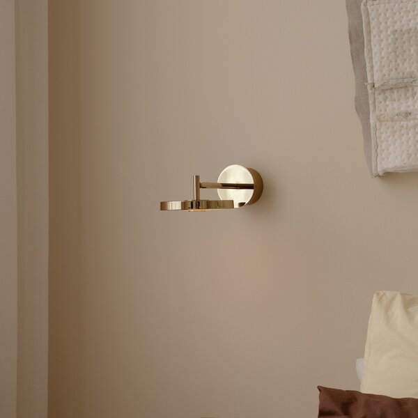 Fali Lámpa UMAGE, Asteria SHORT HW, dimmable, Arany / Sárgaréz, Nappali, Fém, Dizájn