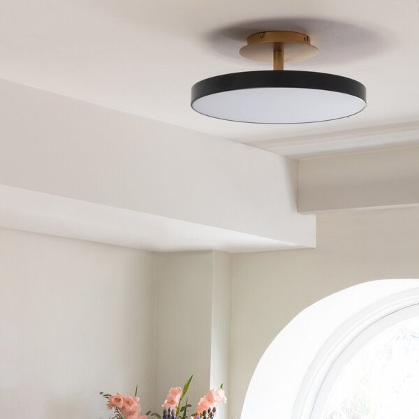 Mennyezeti Lámpa UMAGE, Asteria UP PLUS, dimmable, Fekete, Nappali, Fém, Dizájn