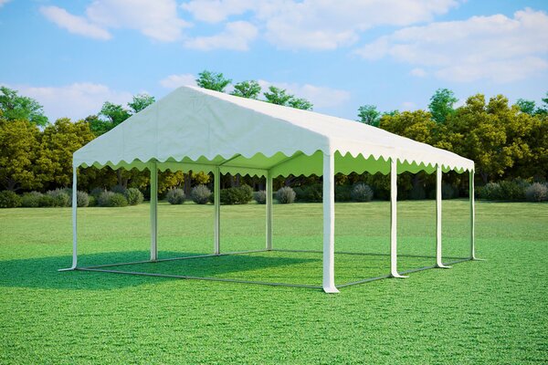 Party sátor 5x6 m PRÉMIUM - tűzálló szín fehér