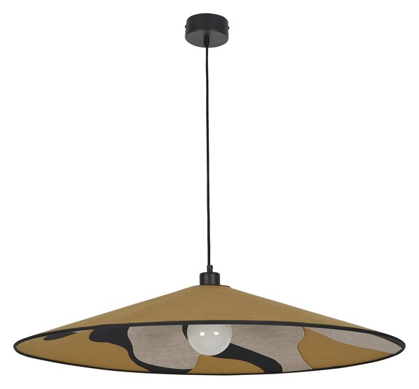 Függőlámpa MARKET SET, Sonia Laudet, dimmable, Sárga, Nappali, Szövet / Textília, Dizájn