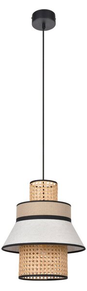 Függőlámpa MARKET SET, Singapour XML, dimmable, Fa, Nappali, Szövet / Textília, Dizájn