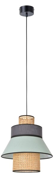 Függőlámpa MARKET SET, Singapour XML, dimmable, Zöld, Nappali, Szövet / Textília, Dizájn