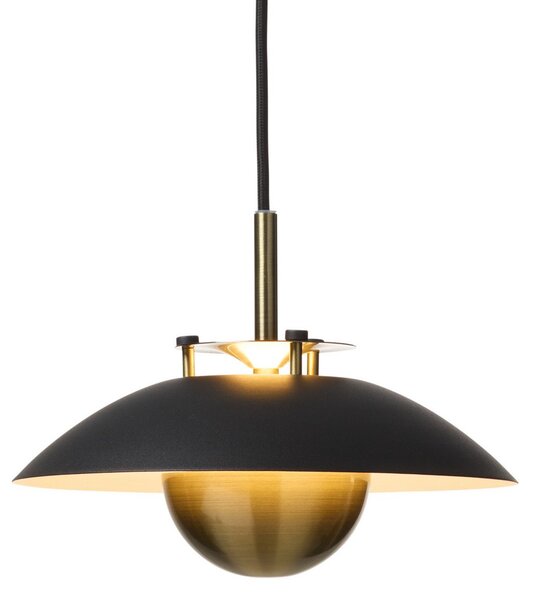 Függőlámpa Halo Design, STEPP, dimmable, Fekete, Étkező, Fém, Skandináv